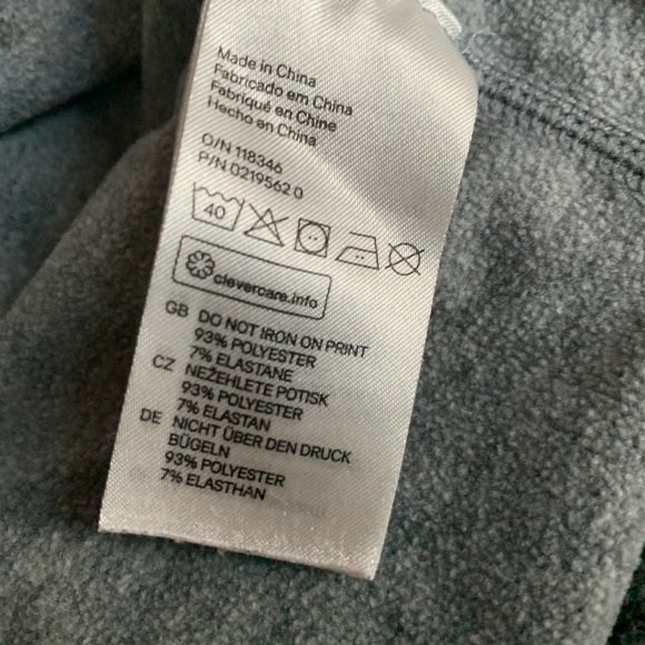 Gray and Pink Long Sleeve Athletic Quarter Zip H&M - Picture 6 of 6